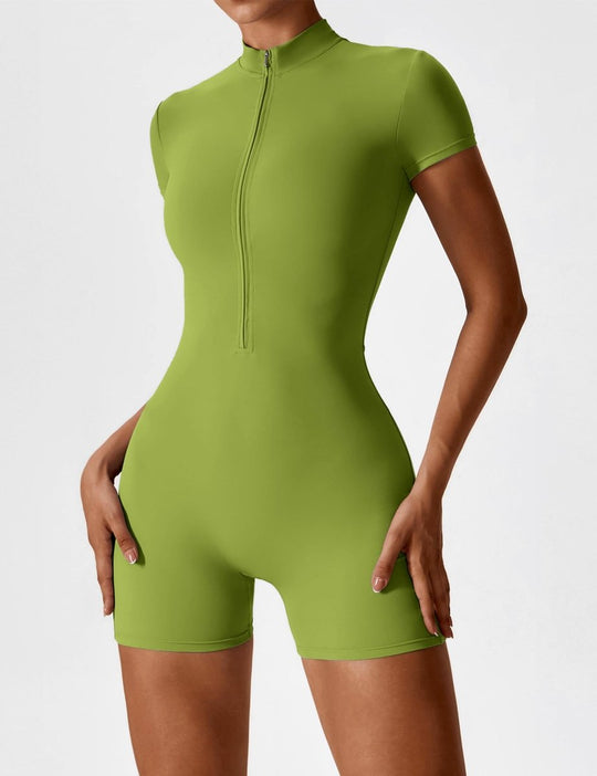 ROSA™ | Kurzärmeliger Body mit Reißverschluss
