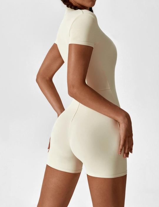 ROSA™ | Kurzärmeliger Body mit Reißverschluss
