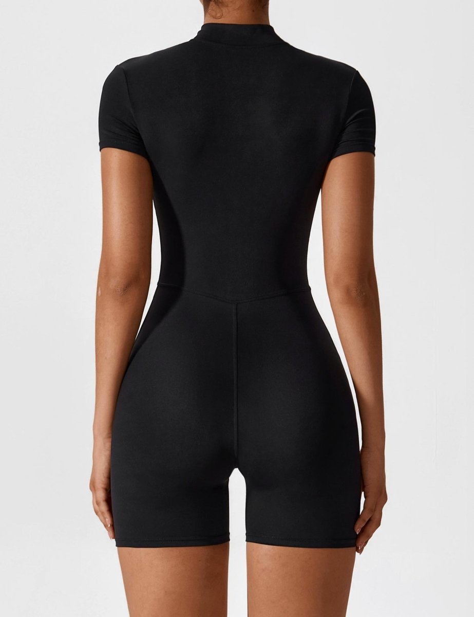 ROSA™ | Kurzärmeliger Body mit Reißverschluss