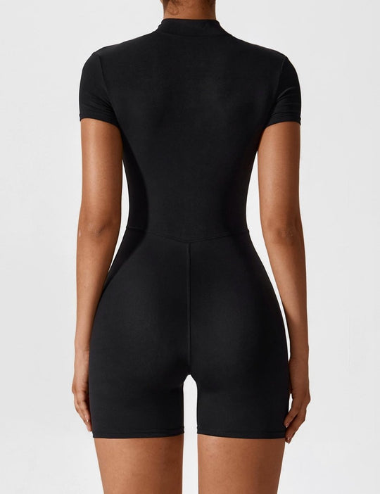 ROSA™ | Kurzärmeliger Body mit Reißverschluss