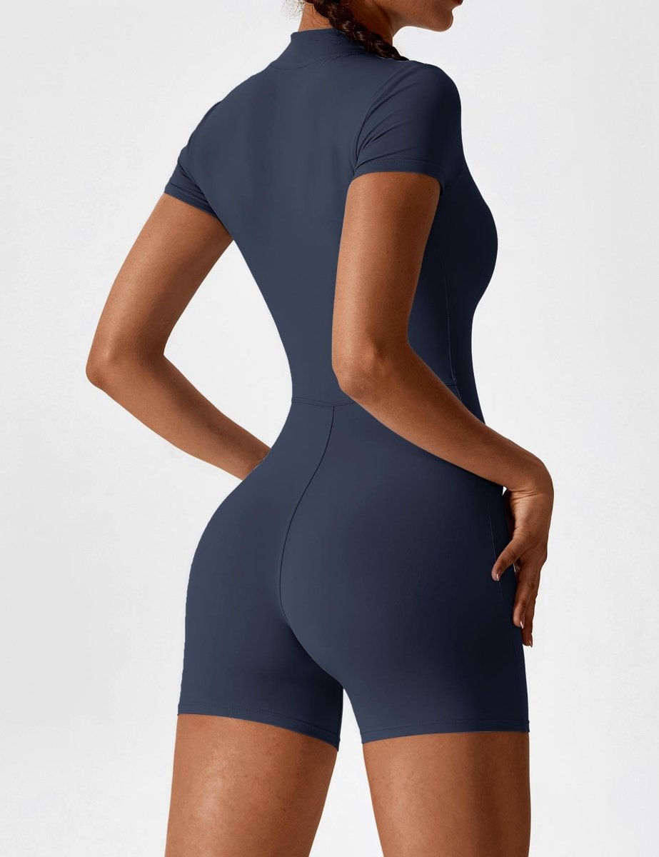 ROSA™ | Kurzärmeliger Body mit Reißverschluss