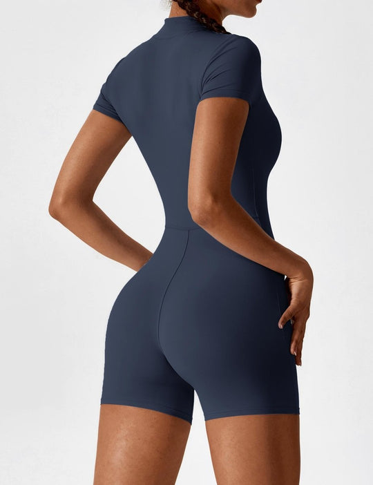 ROSA™ | Kurzärmeliger Body mit Reißverschluss