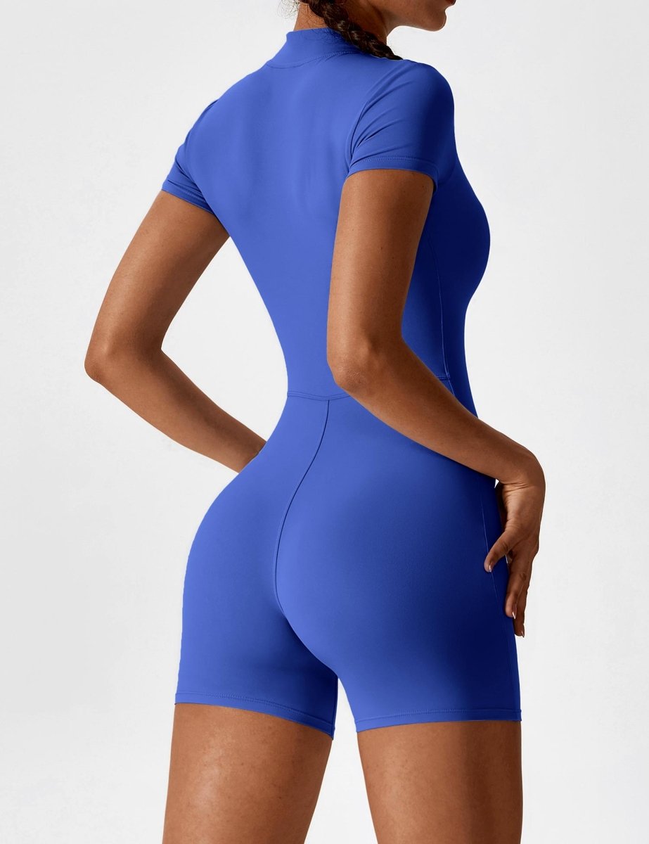 ROSA™ | Kurzärmeliger Body mit Reißverschluss