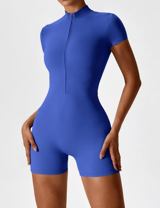 ROSA™ | Kurzärmeliger Body mit Reißverschluss