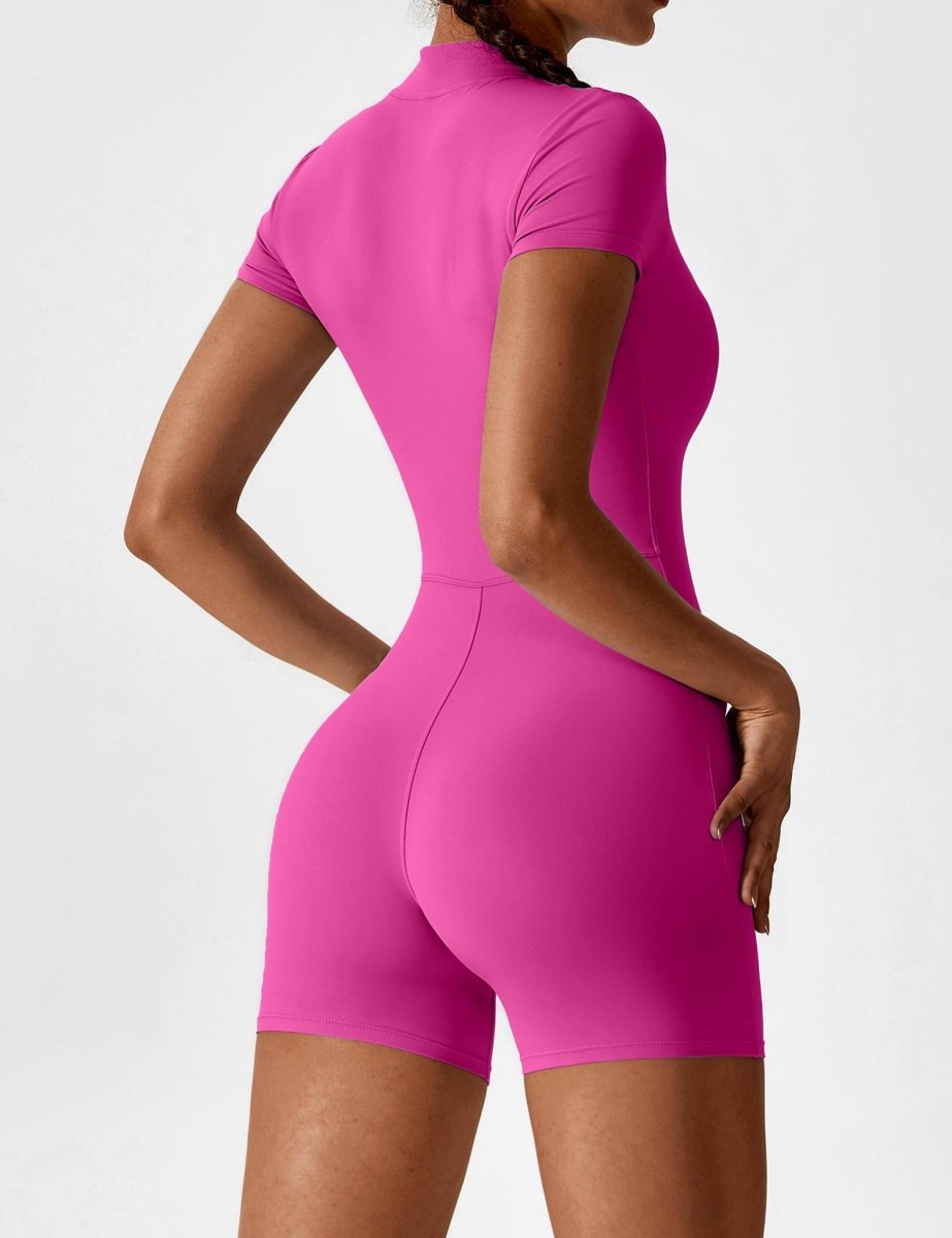 ROSA™ | Kurzärmeliger Body mit Reißverschluss
