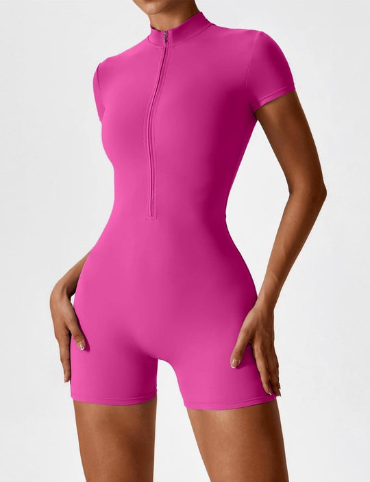 ROSA™ | Kurzärmeliger Body mit Reißverschluss