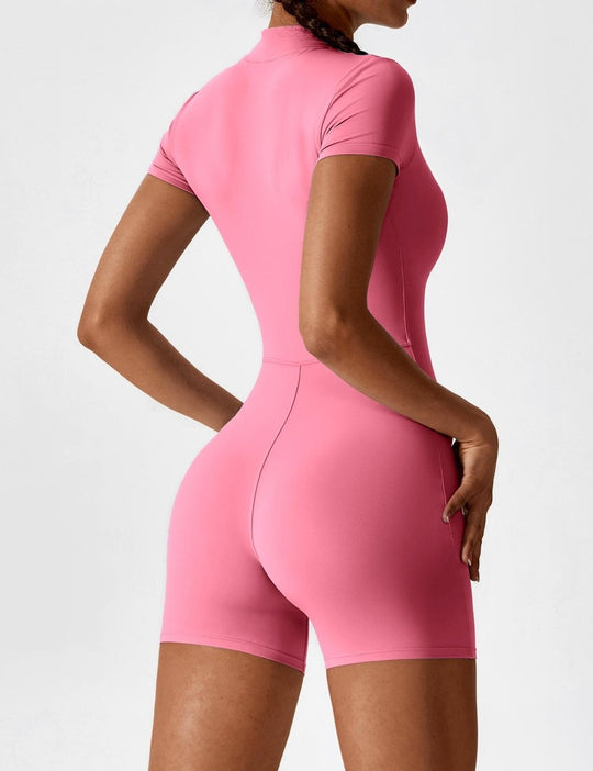 ROSA™ | Kurzärmeliger Body mit Reißverschluss