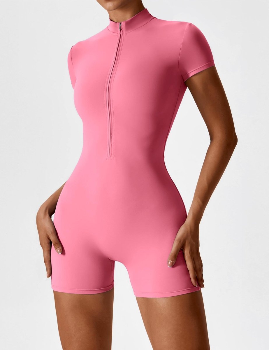 ROSA™ | Kurzärmeliger Body mit Reißverschluss