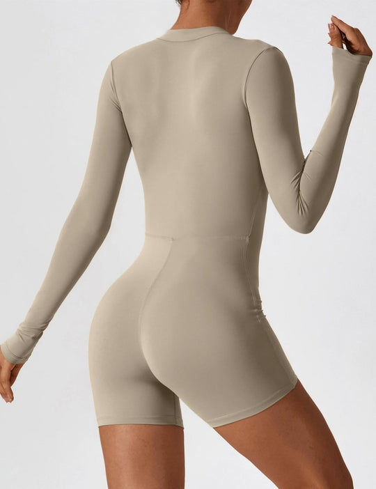 NOVI™ | Langärmeliger Body mit Reißverschluss