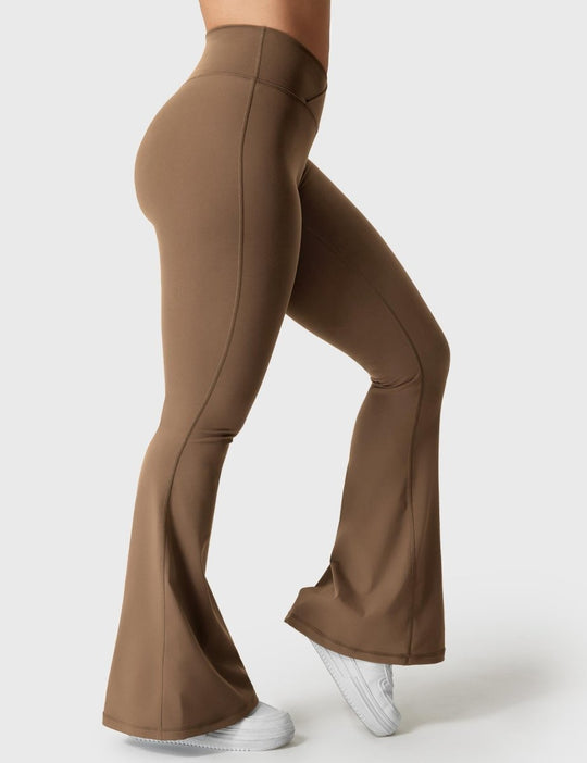 KOURTNEY™ | ausgestellte Leggings mit V-Taille