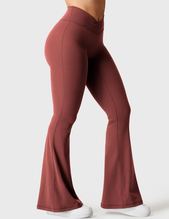 KOURTNEY™ | ausgestellte Leggings mit V-Taille