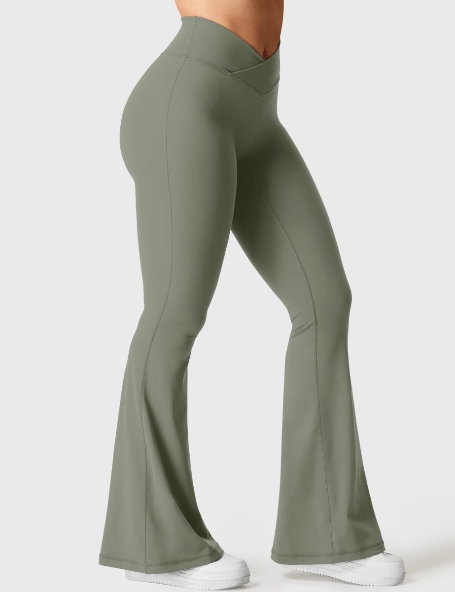 KOURTNEY™ | ausgestellte Leggings mit V-Taille