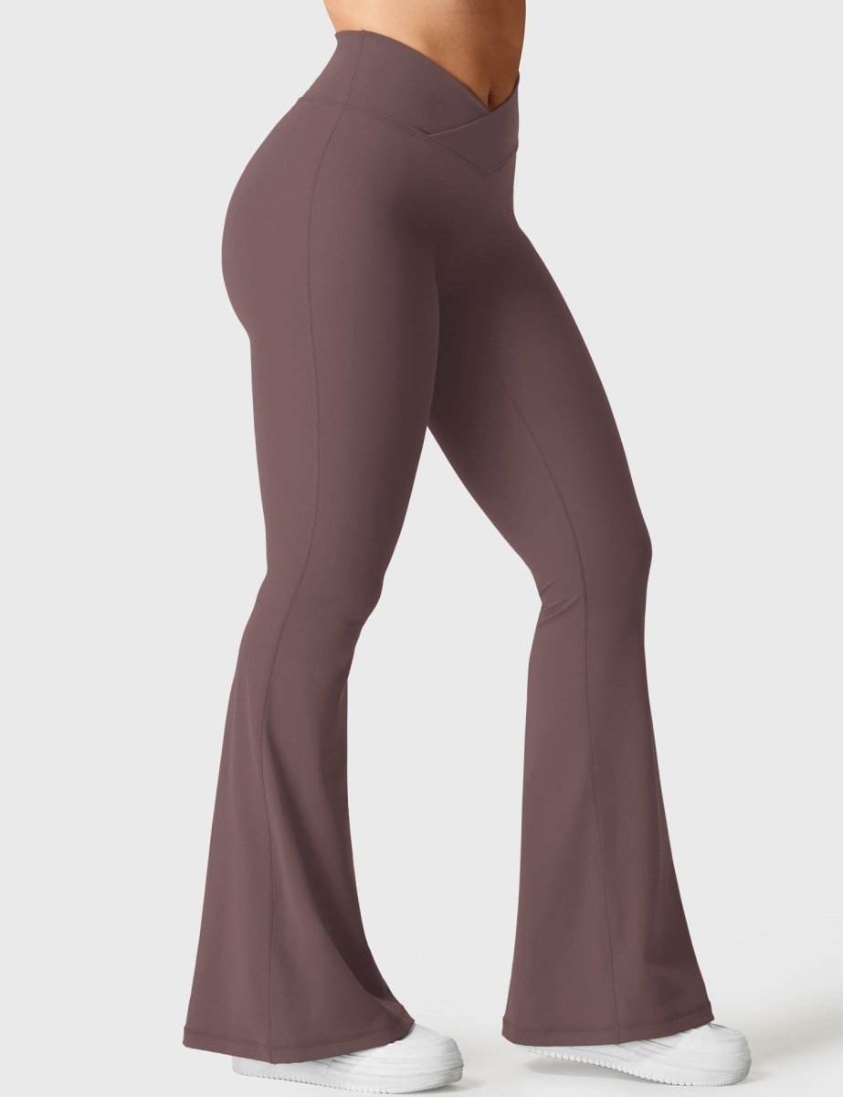 KOURTNEY™ | ausgestellte Leggings mit V-Taille