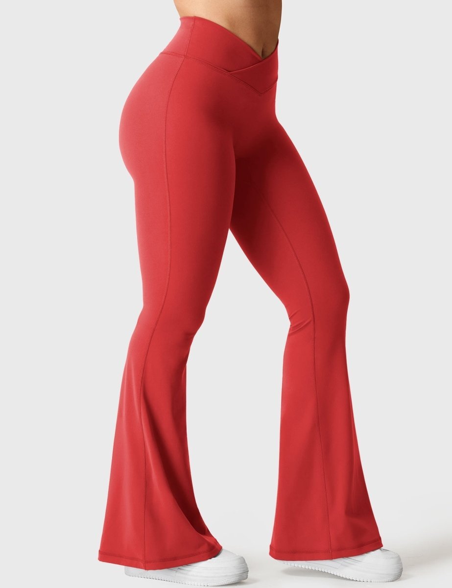 KOURTNEY™ | ausgestellte Leggings mit V-Taille