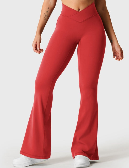 KOURTNEY™ | ausgestellte Leggings mit V-Taille