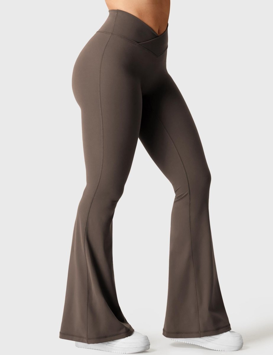 KOURTNEY™ | ausgestellte Leggings mit V-Taille