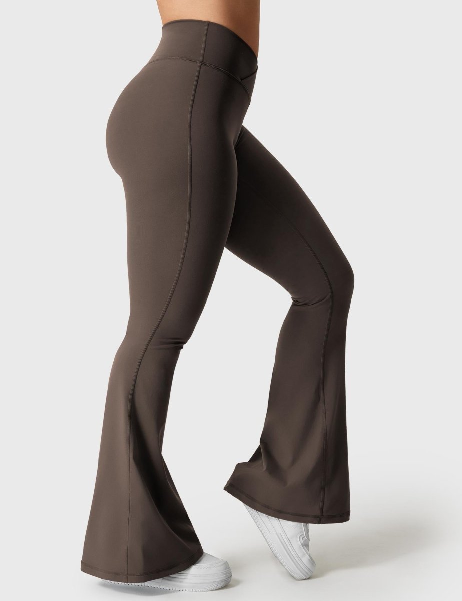 KOURTNEY™ | ausgestellte Leggings mit V-Taille