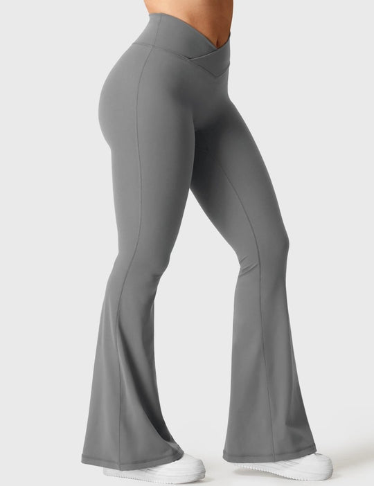 KOURTNEY™ | ausgestellte Leggings mit V-Taille
