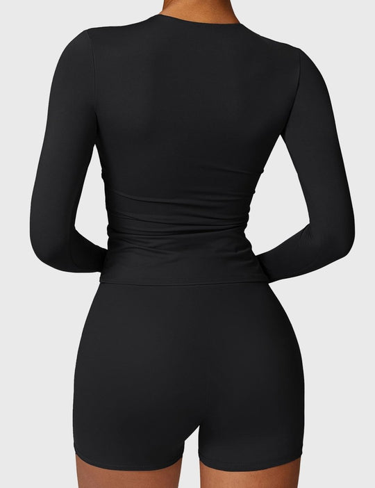 INGA™ | langärmeliges Shirt mit Rundhalsausschnitt
