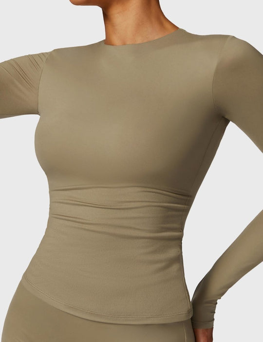 INGA™ | langärmeliges Shirt mit Rundhalsausschnitt
