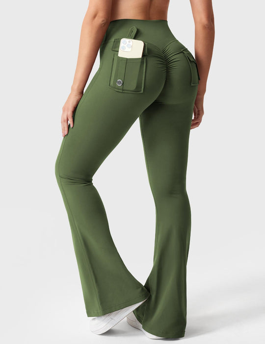 DAAN™ | Ausgestellte Leggings mit Taschen