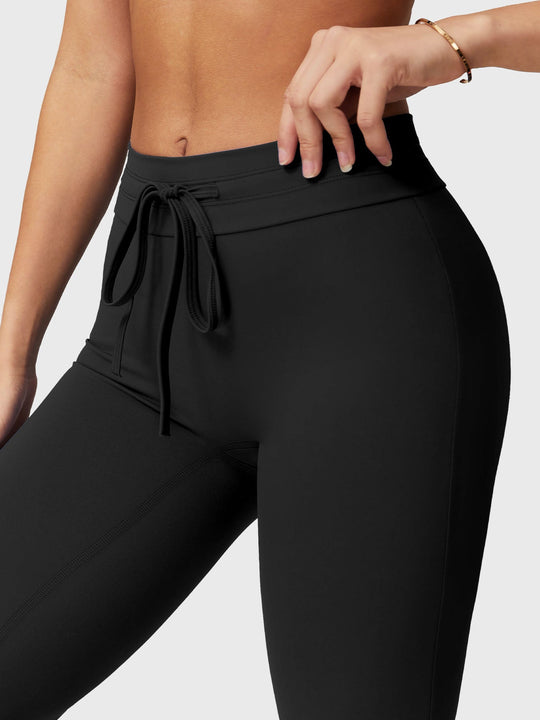 Yeoreo Alison Drawstring Flare Leggings