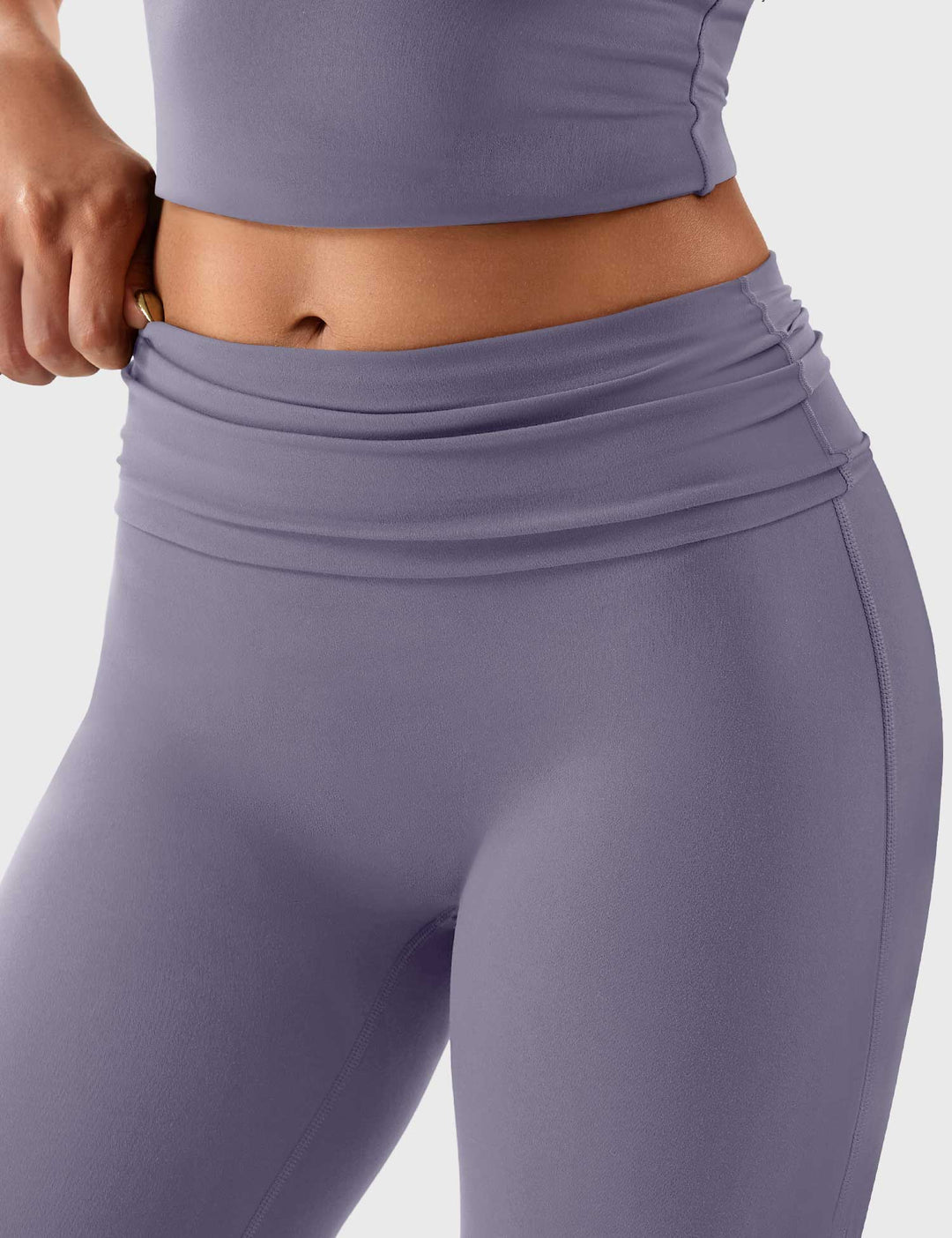 Yeoreo Romola Fold Over Flare Leggings
