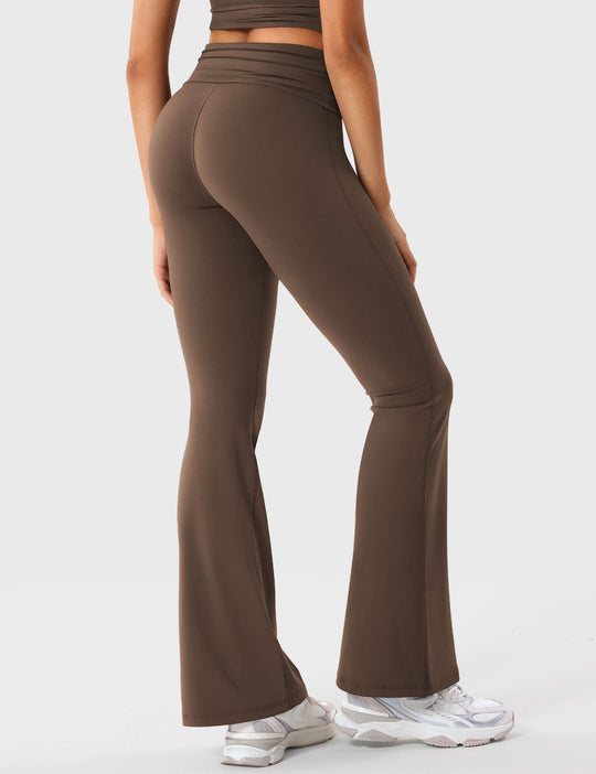 Yeoreo Romola Fold Over Flare Leggings