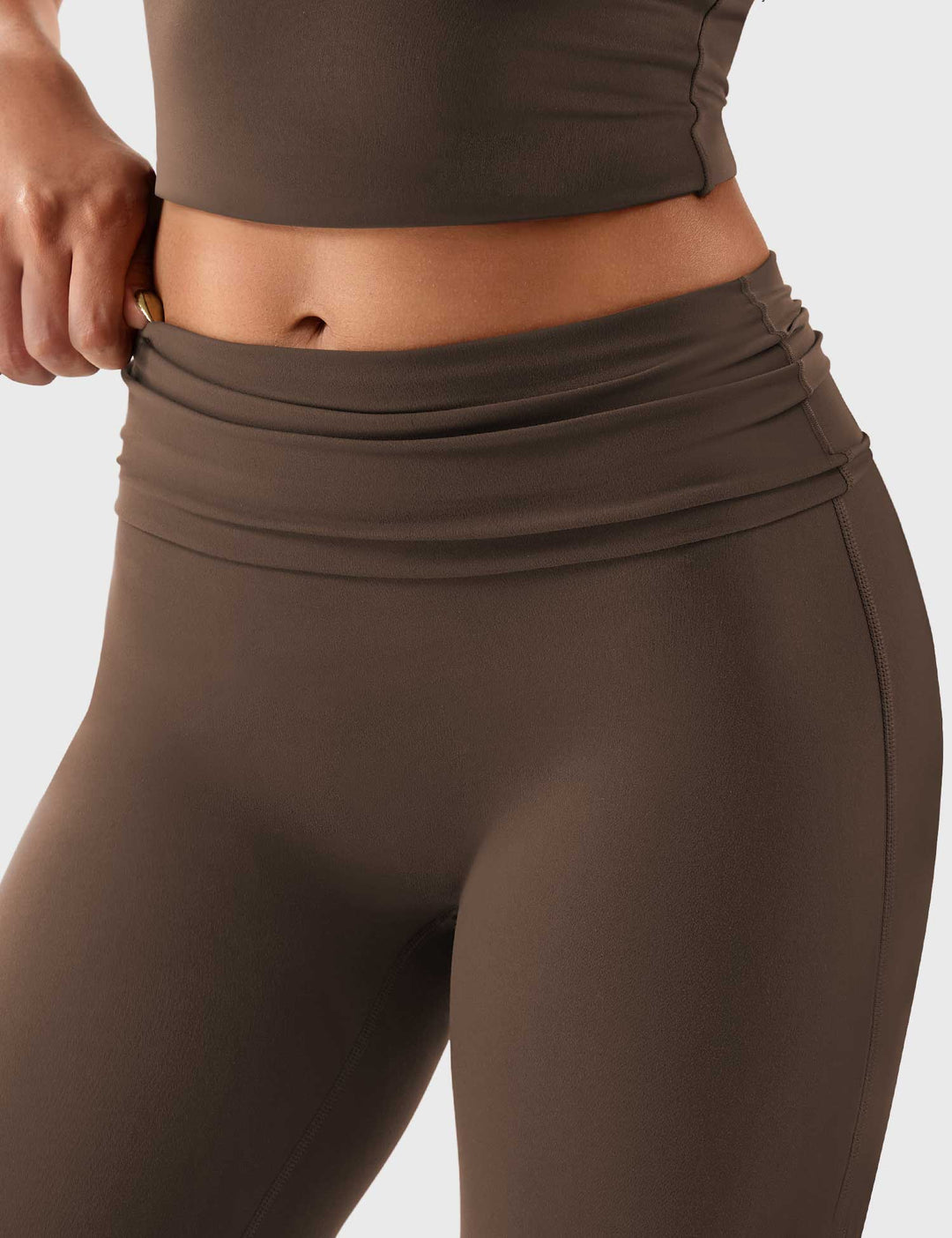 Yeoreo Romola Fold Over Flare Leggings
