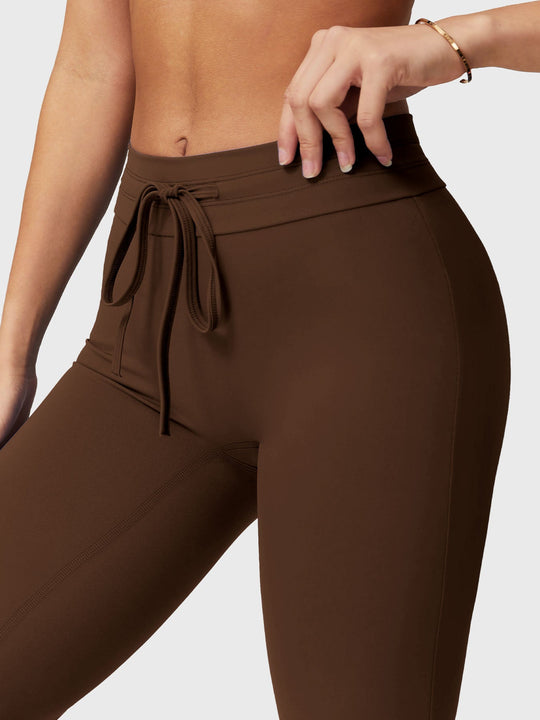 Yeoreo Alison Drawstring Flare Leggings